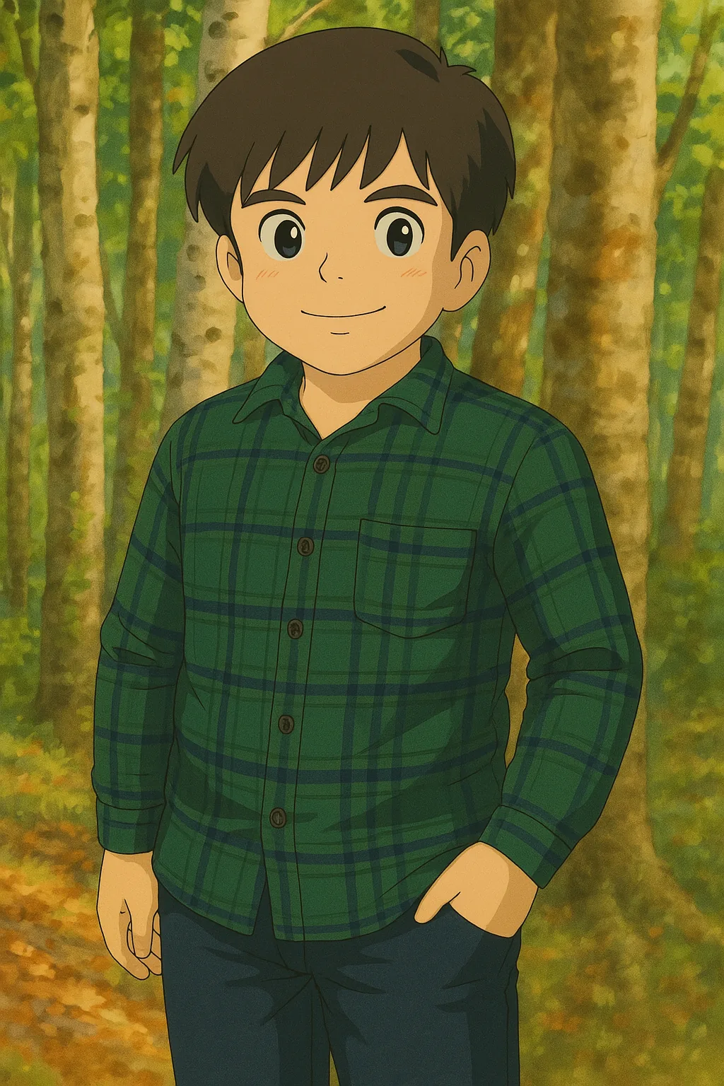 Harris – Ghibli-style portrait