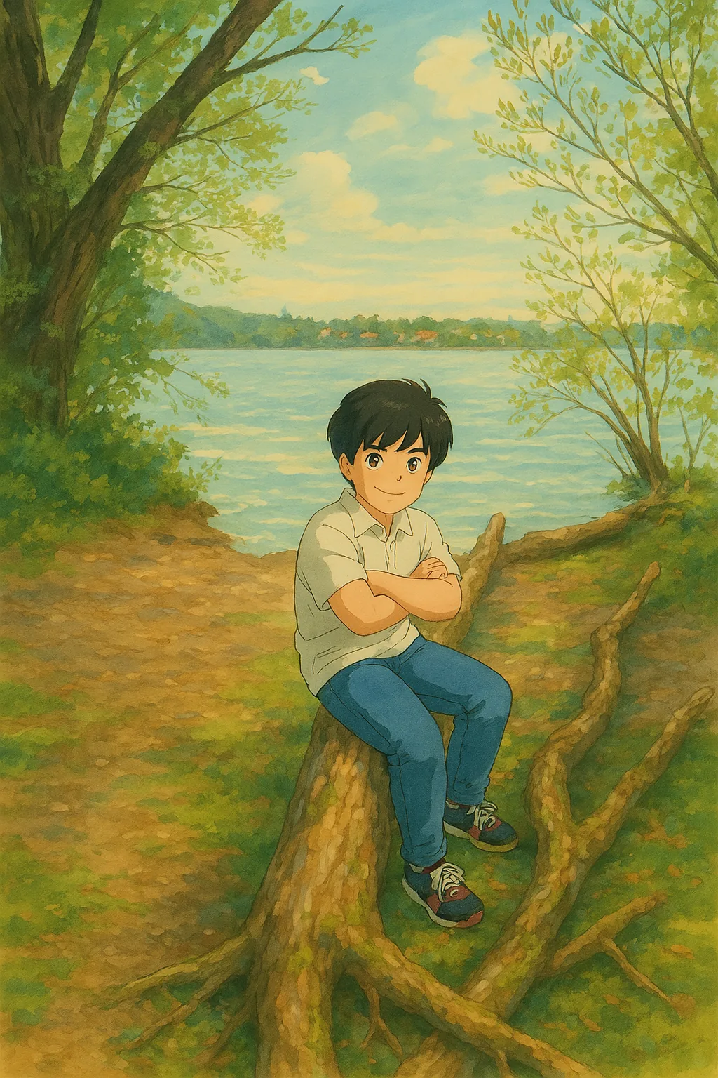 Mustafa – Ghibli-style portrait