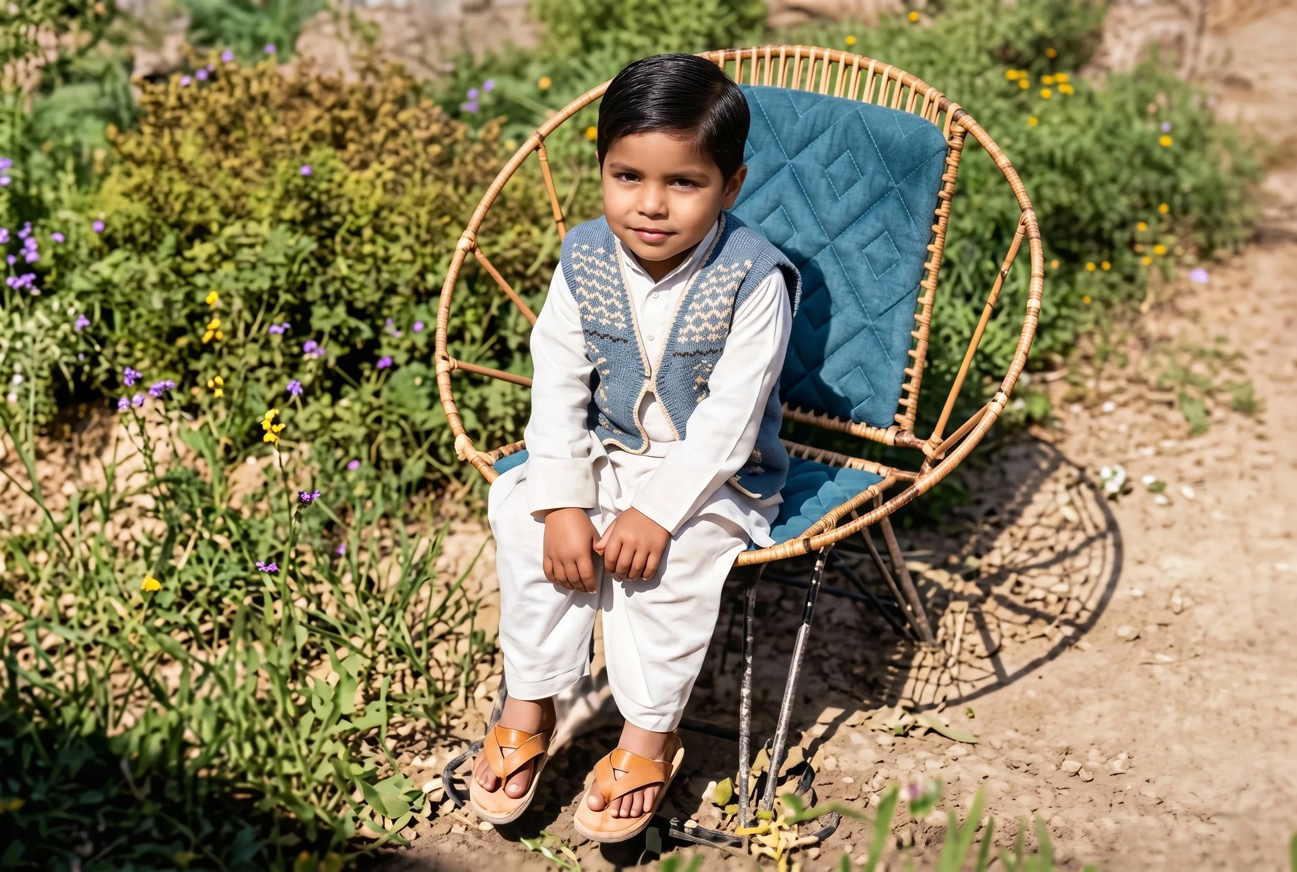 Khurram at four years old, Guddu, 1983